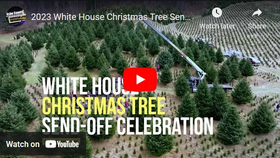 2023 White House Christmas Tree Send-off Video